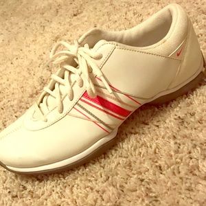 Women's Nike Delight Pink White Grey Golf Shoes 7